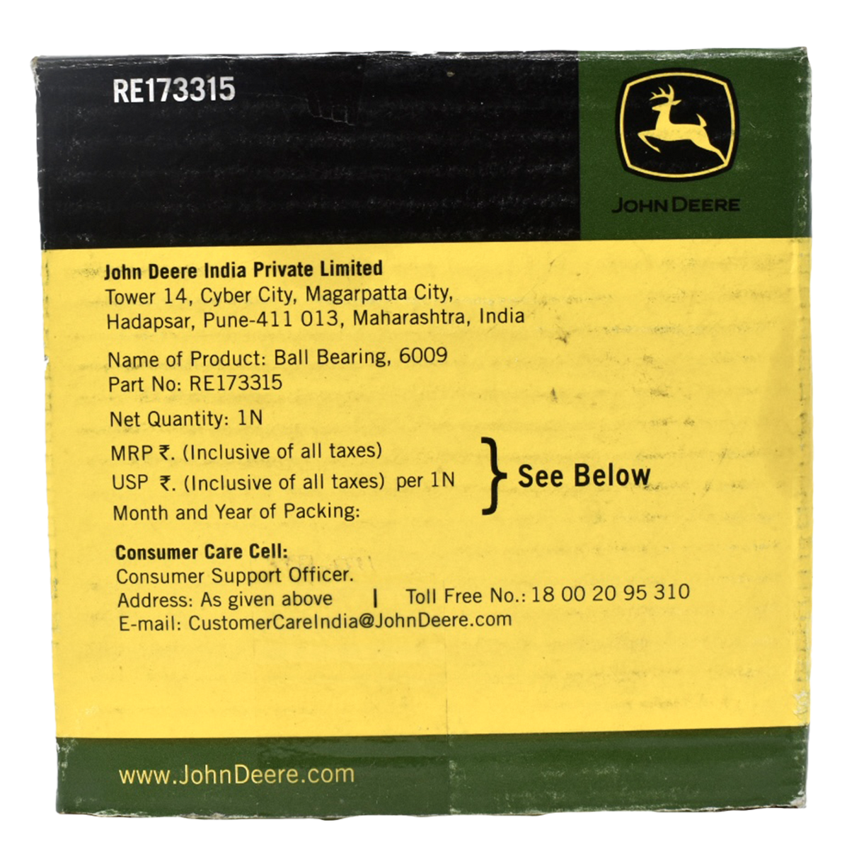 JOHN DEERE | Bearing RE173315