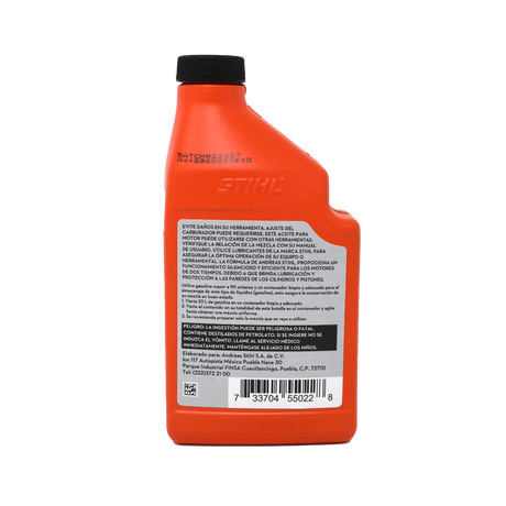 STIHL | Aceite para motor de 2 tiempos 400 ml