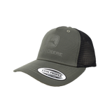 JOHN DEERE | Gorra verde olivo con malla negra con boton