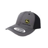 JOHN DEERE | Gorra gris y negro con velcro