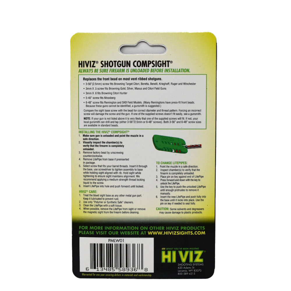 HI VIZ | Compsight 3 colores atornillable