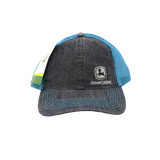 JOHN DEERE | Gorra gris con malla azul