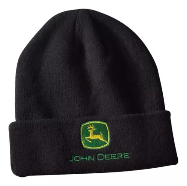 JOHN DEERE | Gorro beanie negro con logo clasico