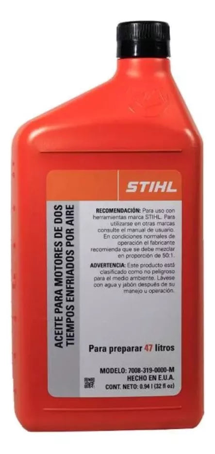 STIHL | Aceite para motor de 2 tiempos 940 ml