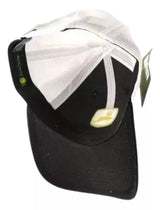 JOHN DEERE | Gorra negra con malla blanca