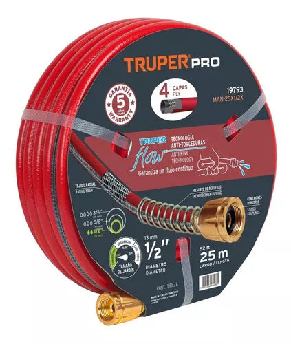 TRUPER | Manguera 1/2" de 25 metros