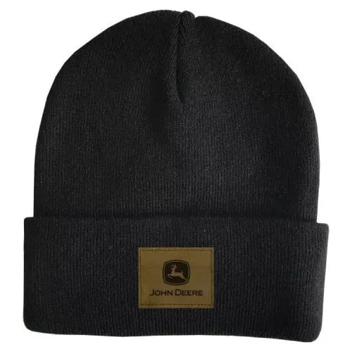 JOHN DEERE | Gorro beanie negro con interior termico