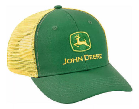 JOHN DEERE | Gorra clasica verde con malla amarilla