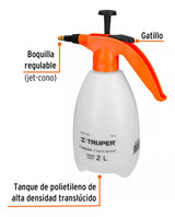 TRUPER | Fumigador de mano de 2 litros