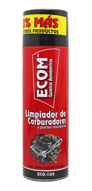 ECOM | Limpiador de carburadores y partes metalicas 530ml