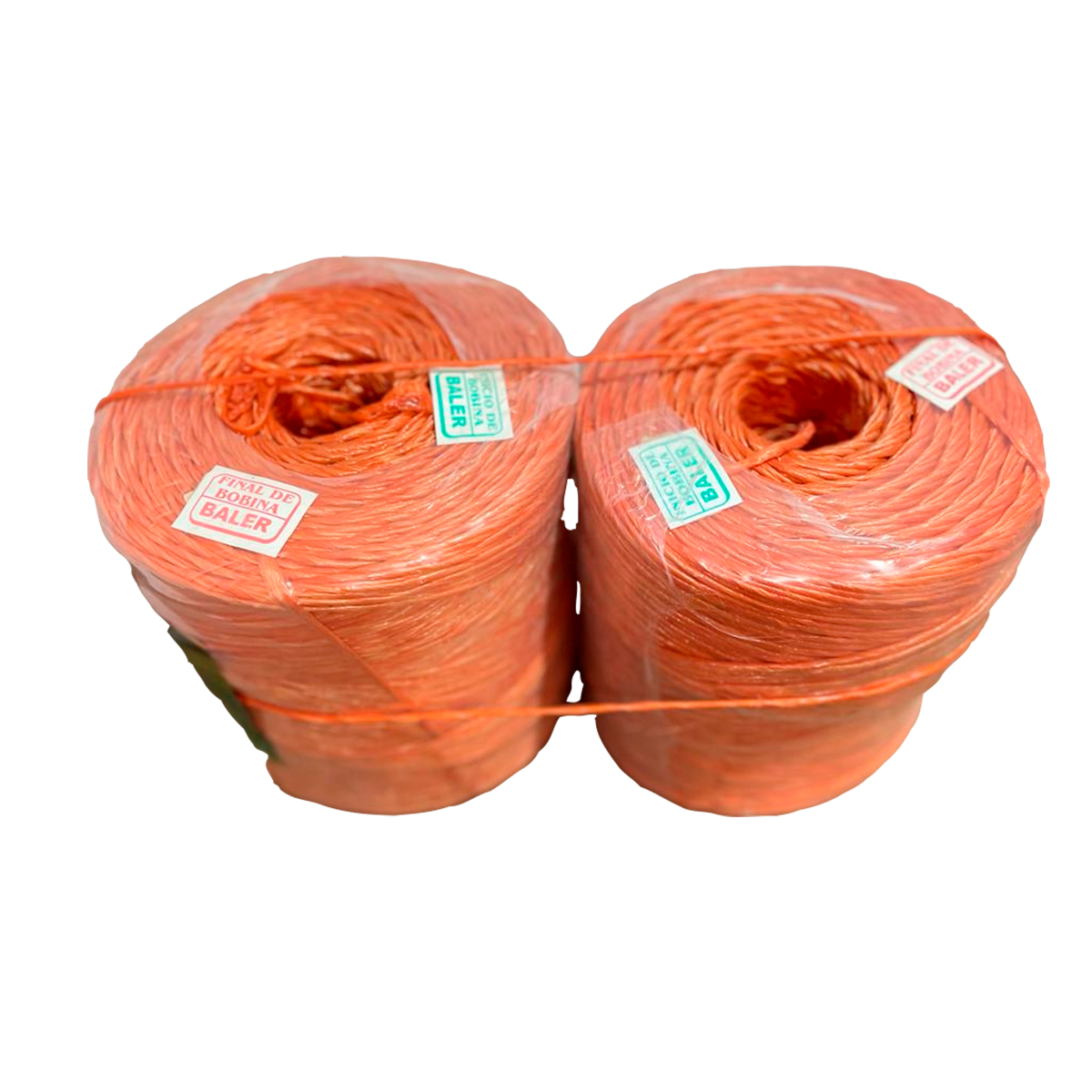 AgroStable | Pack de 2 rollo bobina de hilo naranja 4.5 kg calibre 4