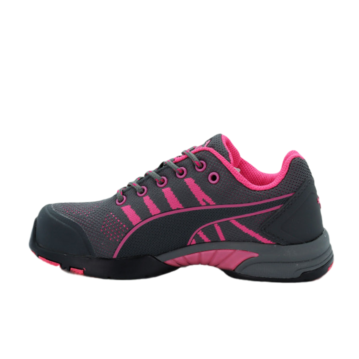 PUMA SAFETY | Tenis seguridad industrial gris-rosa mujer 914