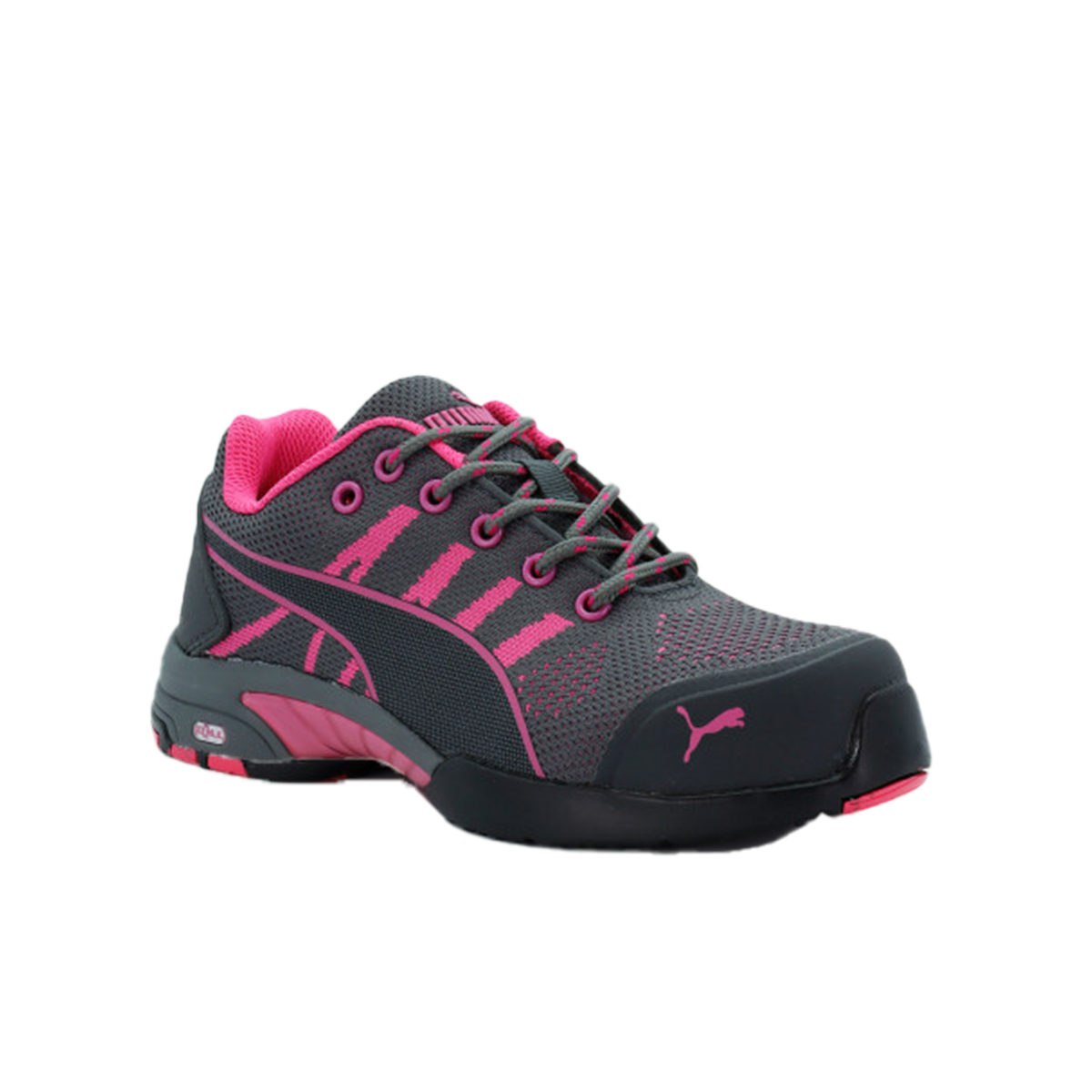 PUMA SAFETY | Tenis seguridad industrial gris-rosa mujer 914