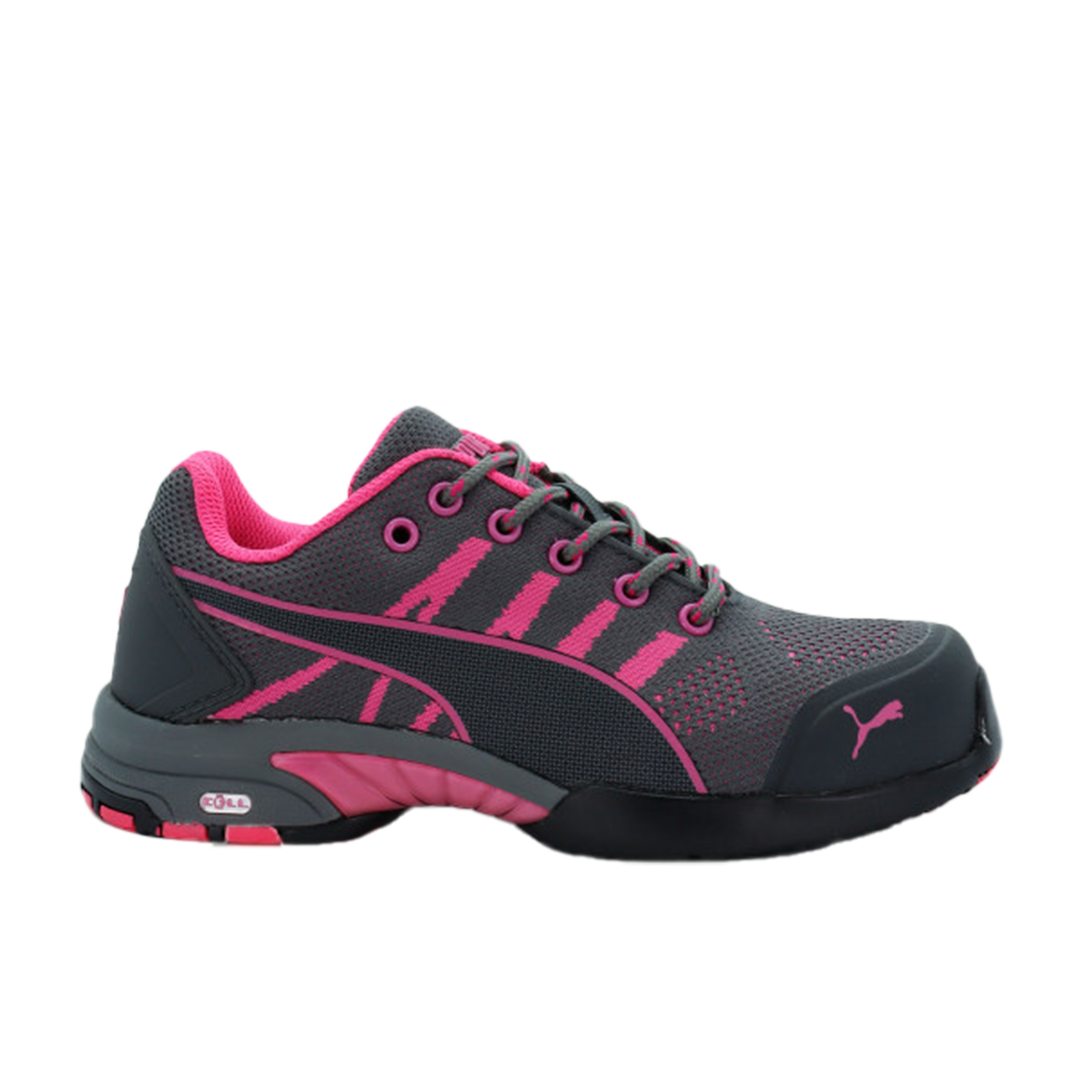 PUMA SAFETY | Tenis seguridad industrial gris-rosa mujer 914