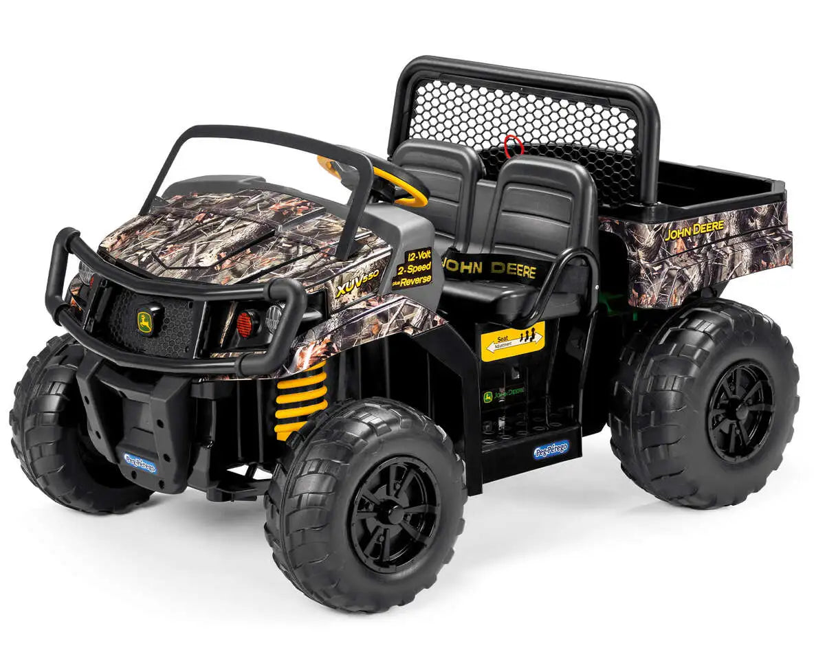 Peg Perego | John Deere montable electrico de gator XUV camuflageado con caja