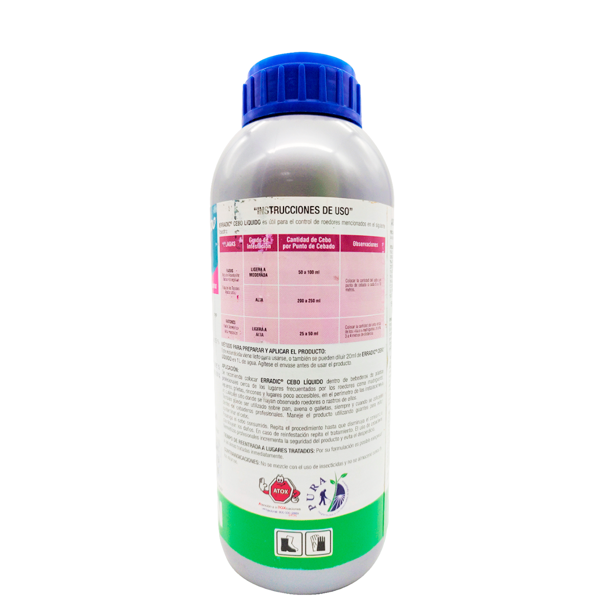 ERRADIC | Rodenticida cebo liquido 1 lto