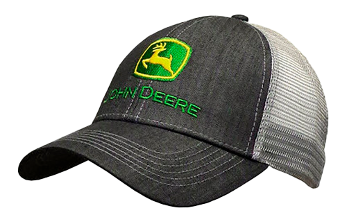 JOHN DEERE | Gorra gris con malla