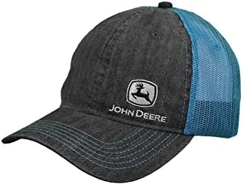 JOHN DEERE | Gorra gris con malla azul