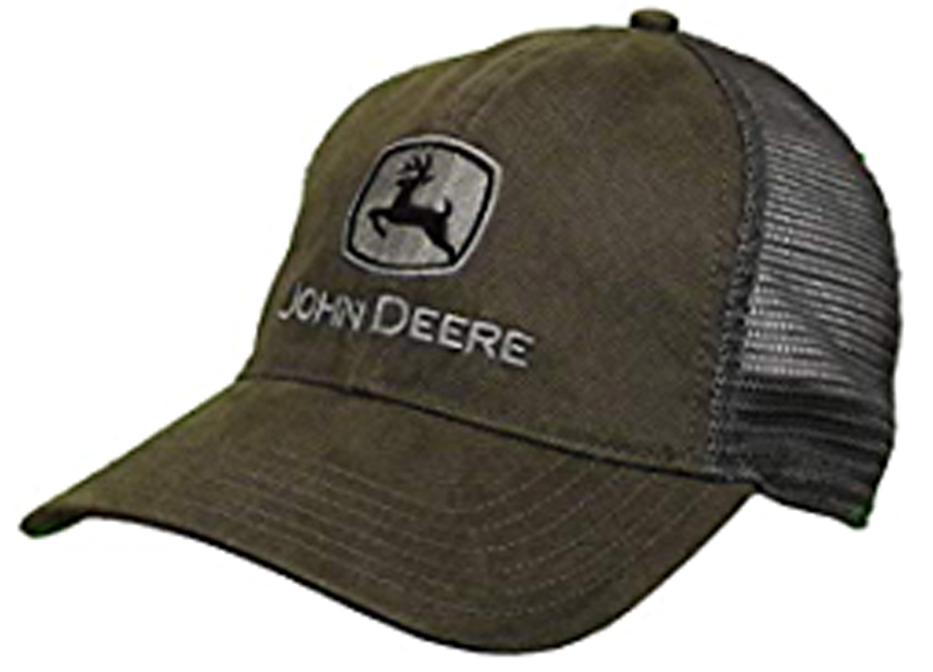 JOHN DEERE | Gorra verde olivo con malla