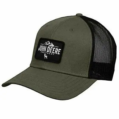 JOHN DEERE | Gorra verde y negro con malla