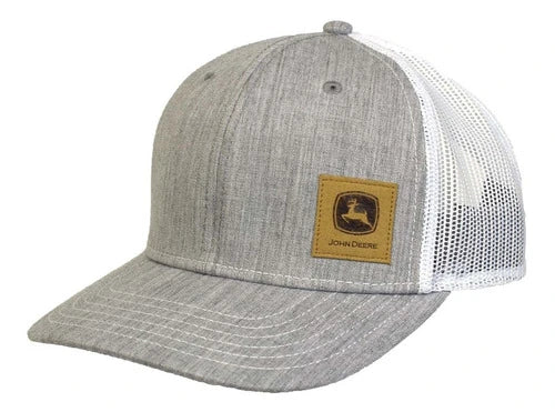 JOHN DEERE | Gorra malla Blanca/Gris