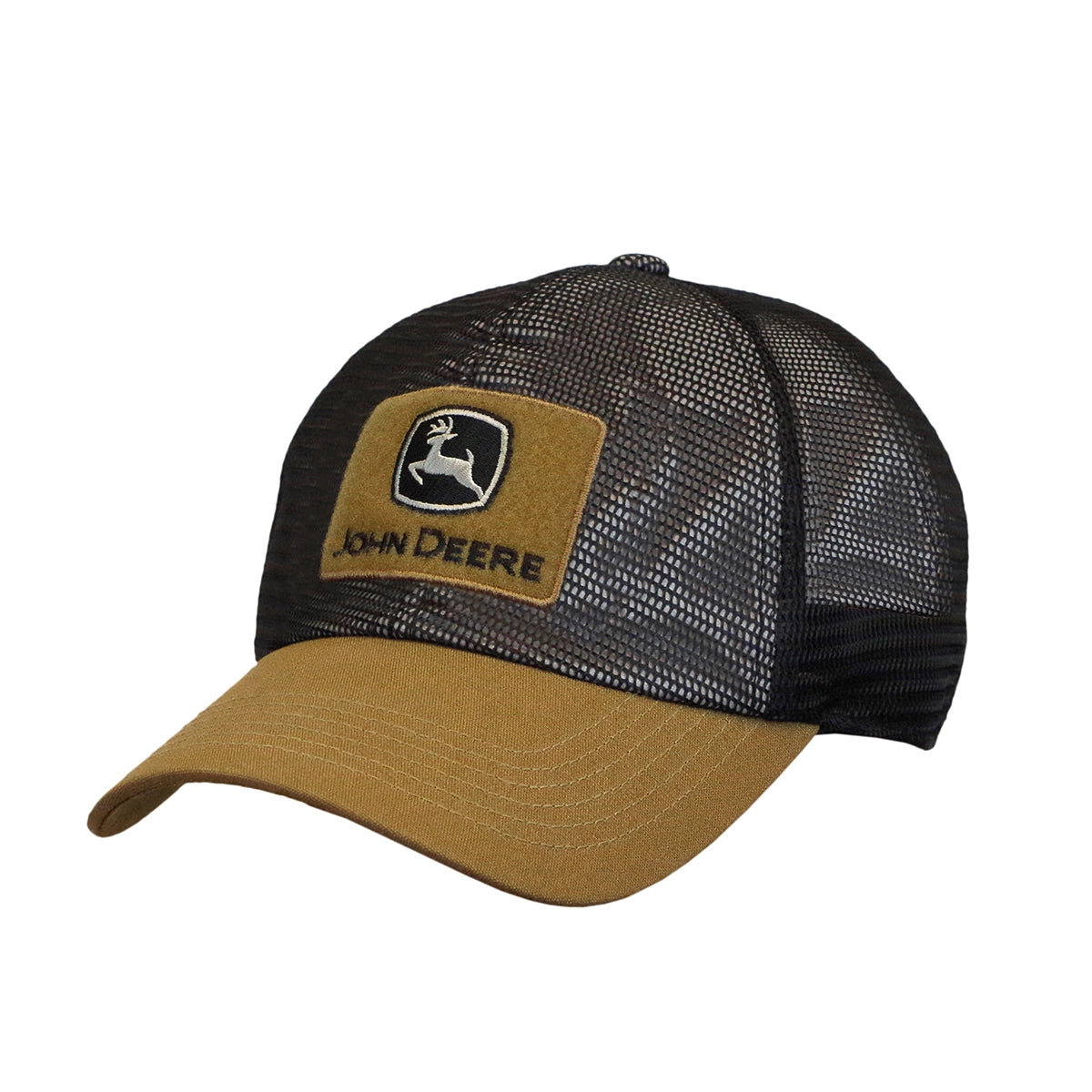 JOHN DEERE | Gorra malla negra con cafe