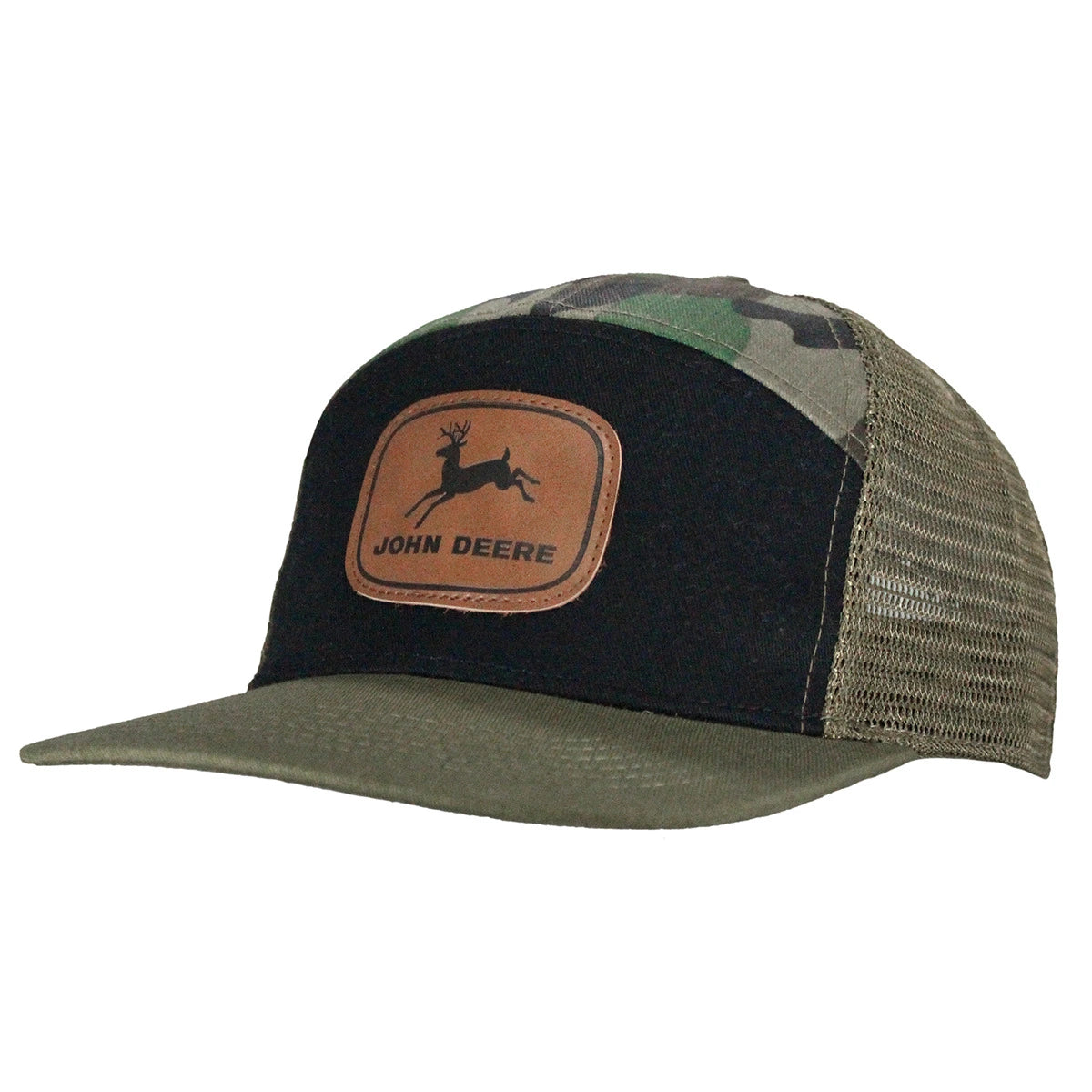 JOHN DEERE | Gorra camo y negro con malla