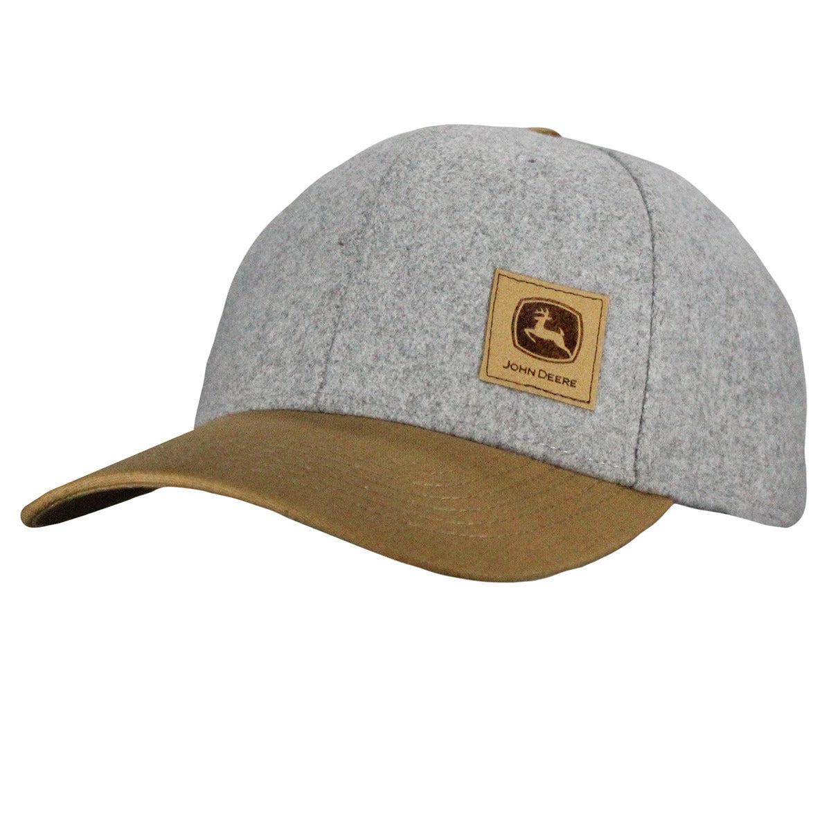 JOHN DEERE | Gorra afelpada gris con dorado