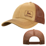 JOHN DEERE | Gorra cafe con malla