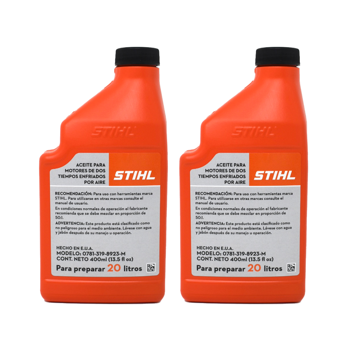 STIHL | Aceite para motor de 2 tiempos 400 ml