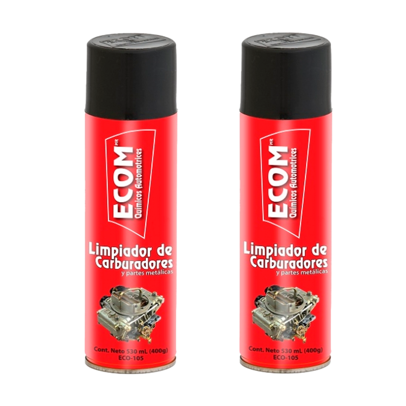 ECOM | Limpiador de carburadores y partes metalicas 530ml