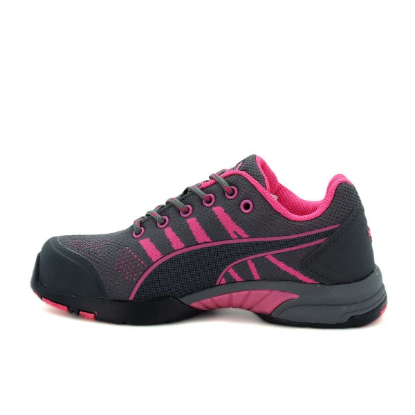 PUMA SAFETY | Tenis seguridad industrial gris-rosa mujer 914