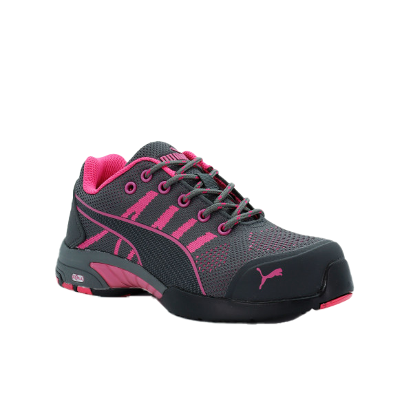 PUMA SAFETY | Tenis seguridad industrial gris-rosa mujer 914