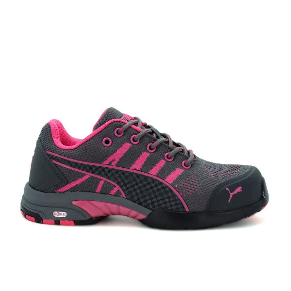 PUMA SAFETY | Tenis seguridad industrial gris-rosa mujer 914