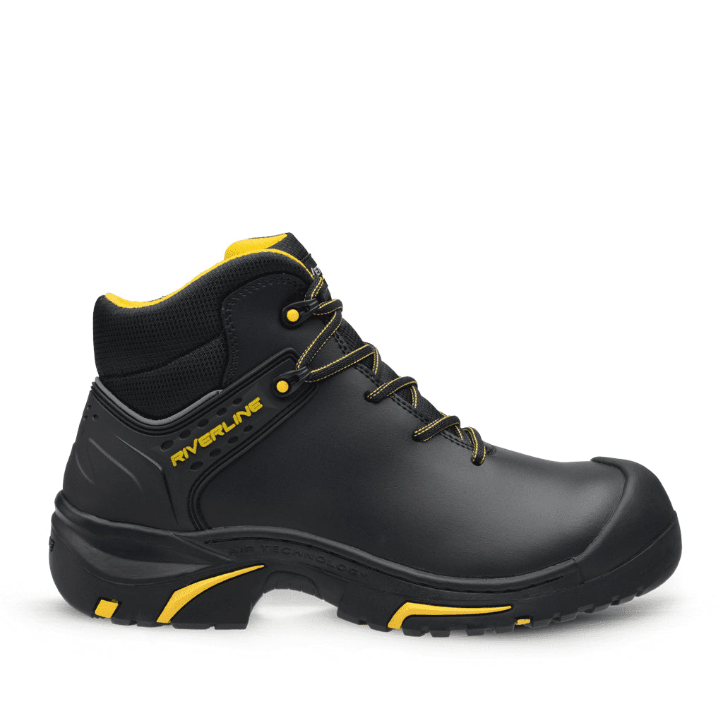 RIVERLINE | Bota seguridad industrial negro PWR