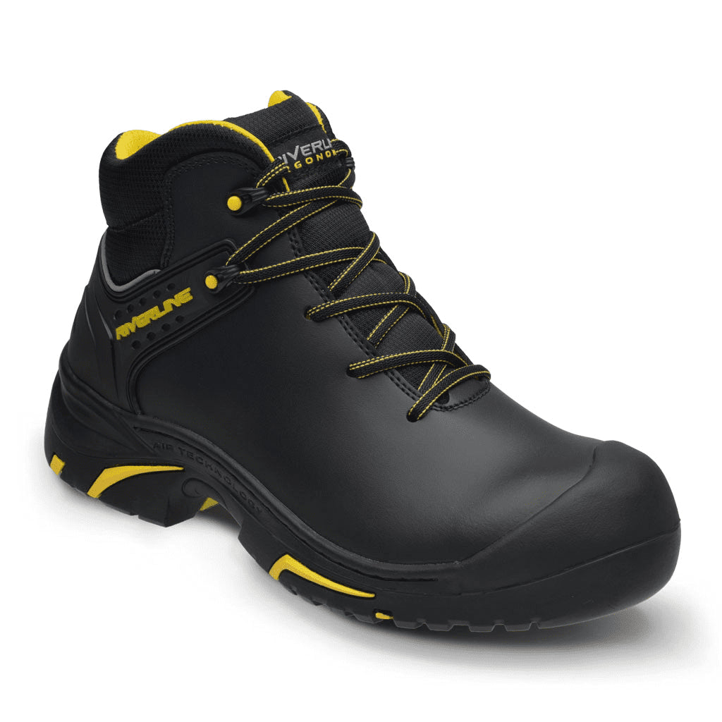 RIVERLINE | Bota seguridad industrial negro PWR