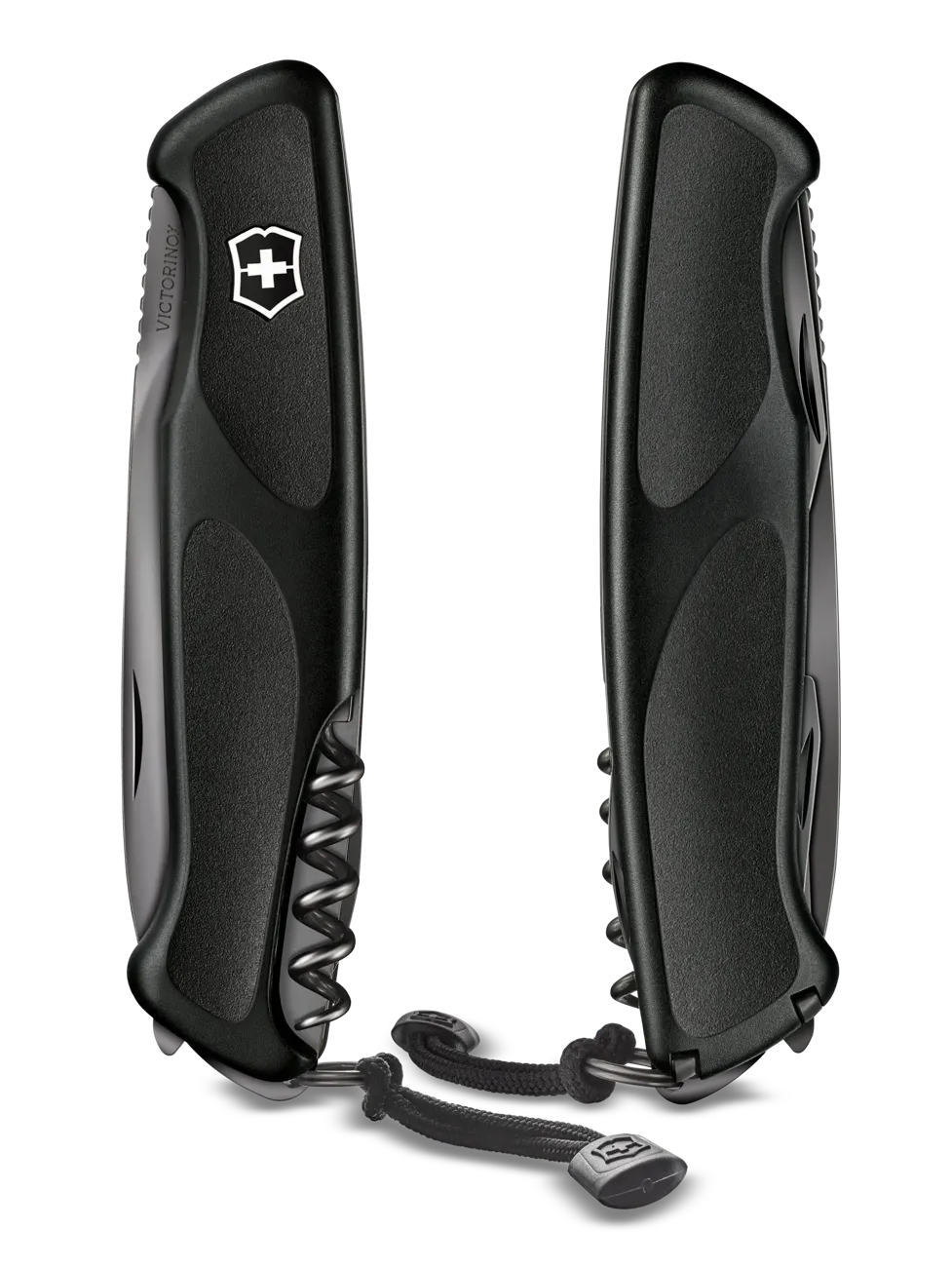 VICTORINOX | Navaja Ranger Grip 55 Onyx Black con paracord 0.9563.C31P