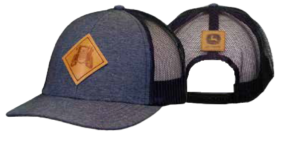 JOHN DEERE | Gorra rosa y beige con malla