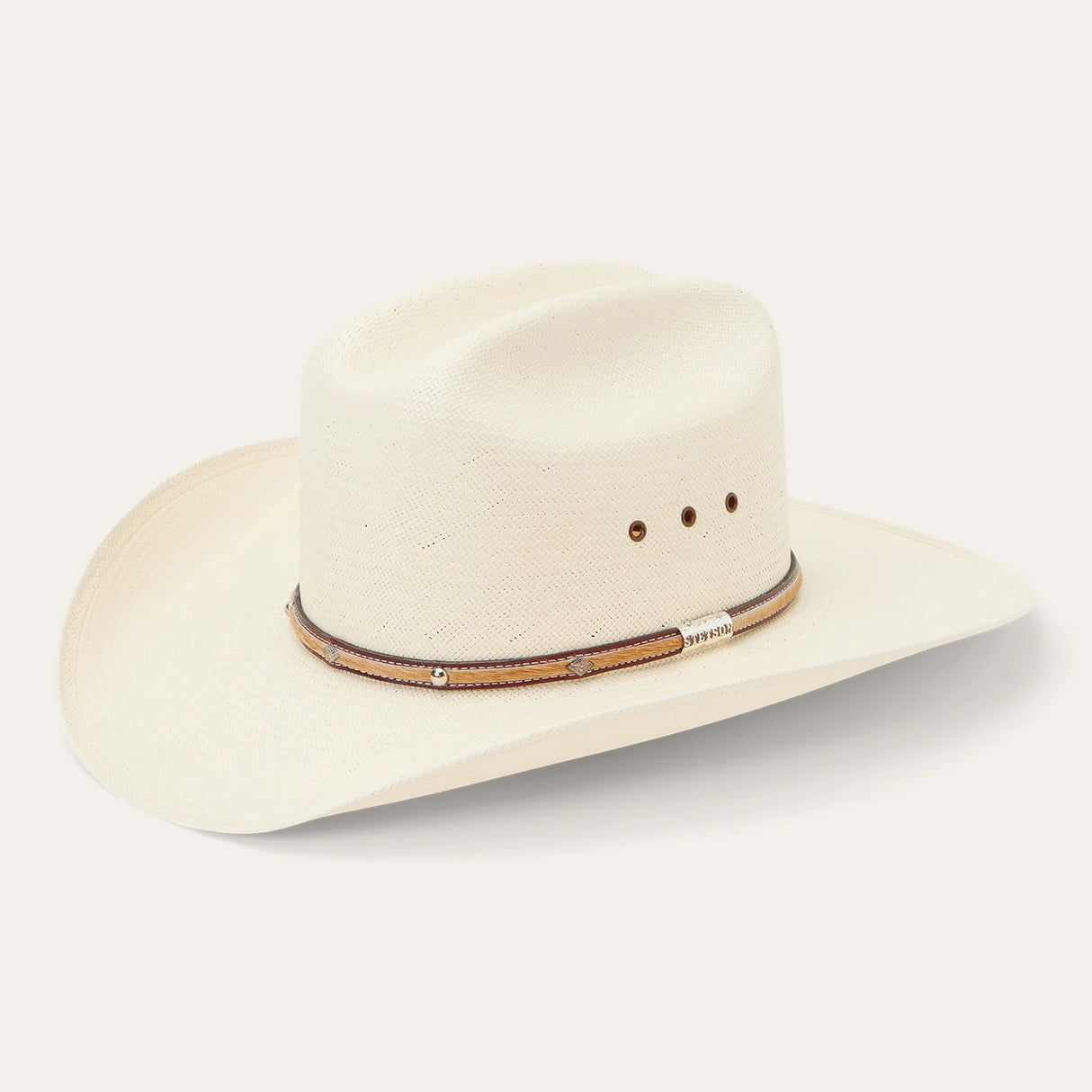 STETSON | Sombrero vaquero ANGUS 10X de paja