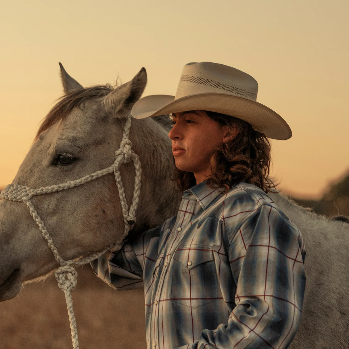 STETSON | Sombrero vaquero GRIFFIN 100X de paja