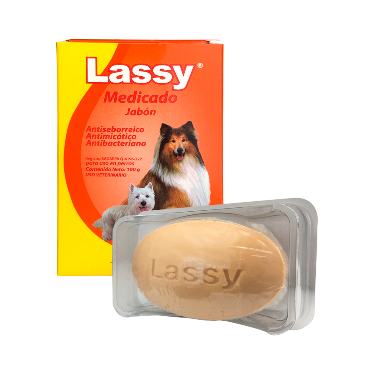 Lassy | Jabon medicado para perro y gato 100 grs