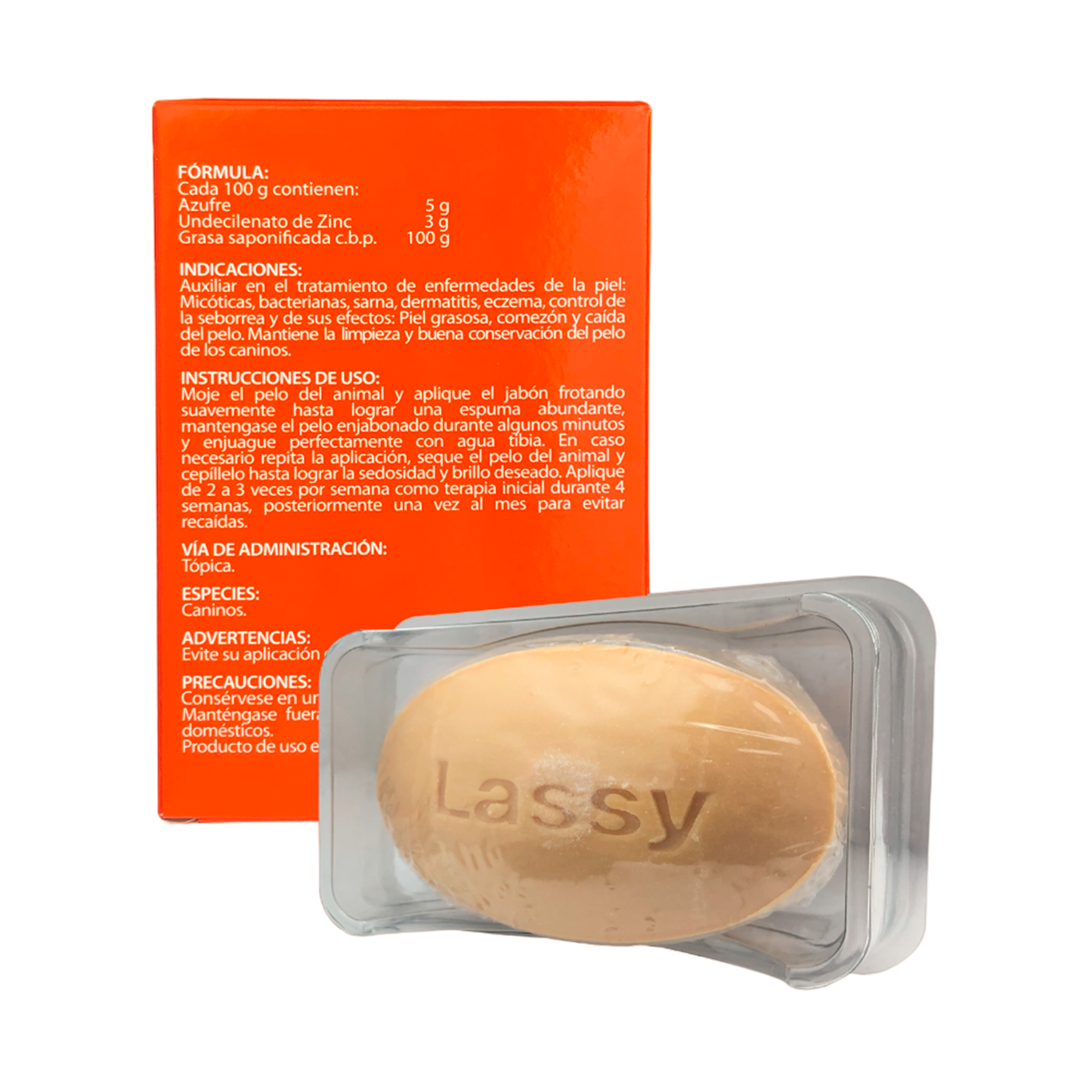 Lassy | Jabon medicado para perro y gato 100 grs