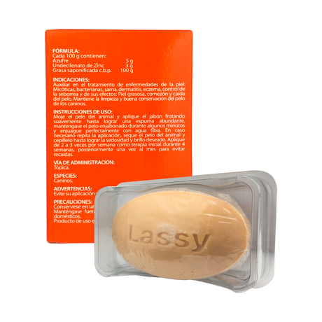 Lassy | Jabon medicado para perro y gato 100 grs