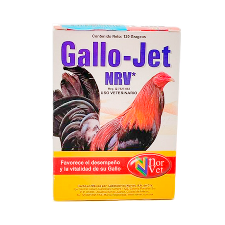 norVet | Gallo Jet 120 Grageas complemento de vitaminas y minerales