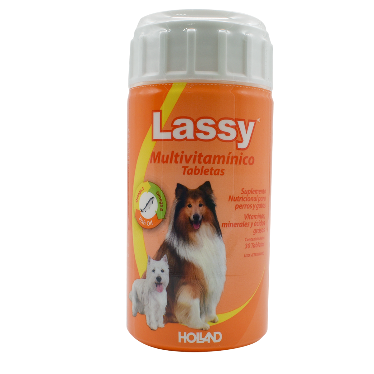 Holland | Lassy multivitaminico 30 Tabletas para perros y gatos