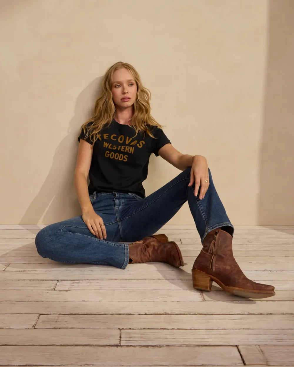 TECOVAS | Playera "Western Goods" para dama