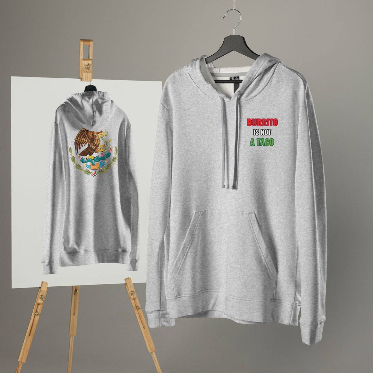 adidas | Sudadera hoodie afelpada "Escudo/Burrito is not a Taco"