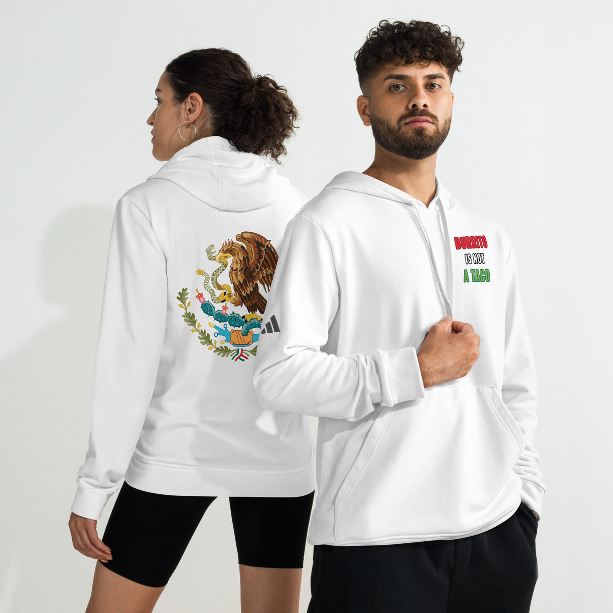 adidas | Sudadera hoodie afelpada "Escudo/Burrito is not a Taco"