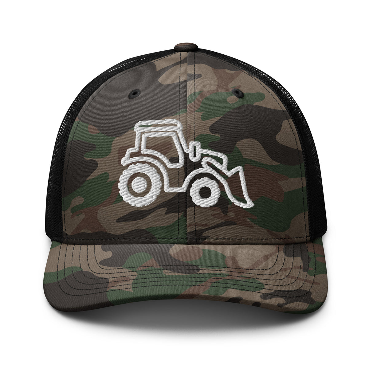 AgroStable | Gorra trucker camuflaje logo "Tractor"