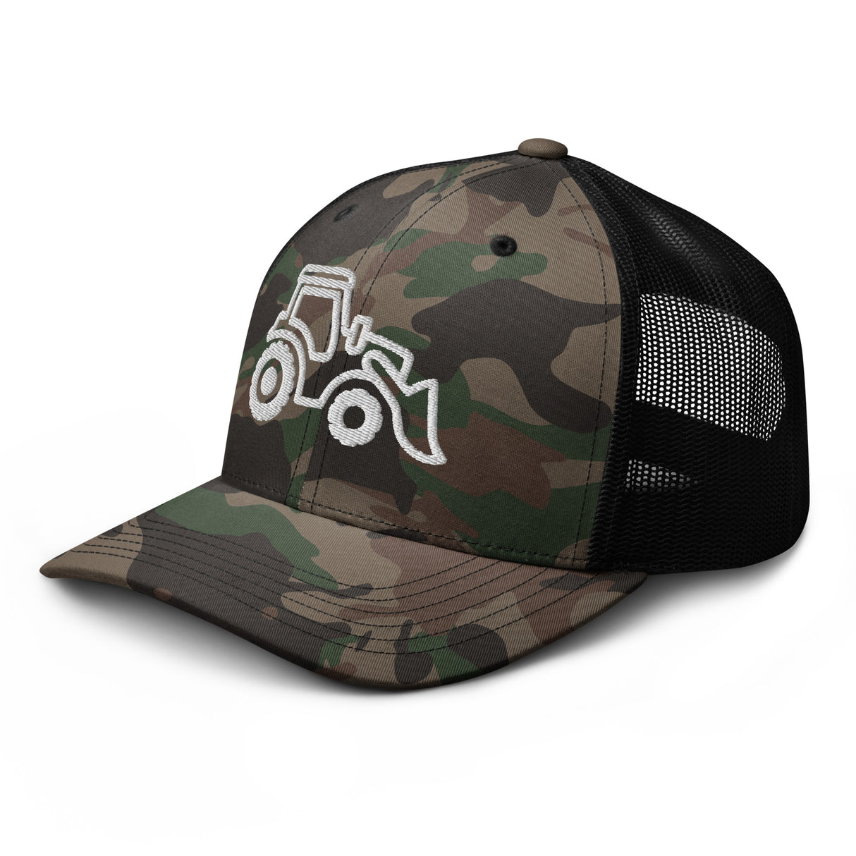 AgroStable | Gorra trucker camuflaje logo "Tractor"